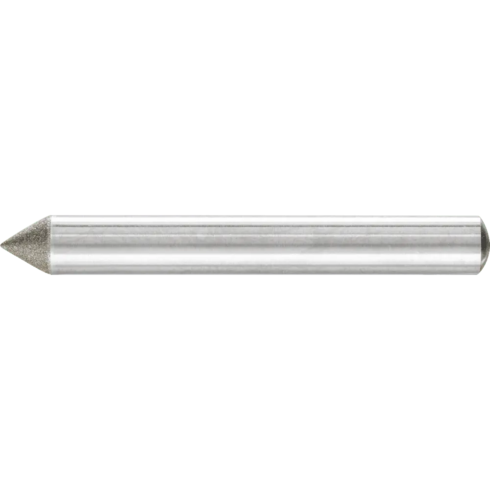 Produktfoto 1 von PFERD TOOLS Diamant-Schleifstift Spitzkegel Ø6x60° SchaftØ6 mm D64 (fein) zum Anfasen/Entgraten/Senken