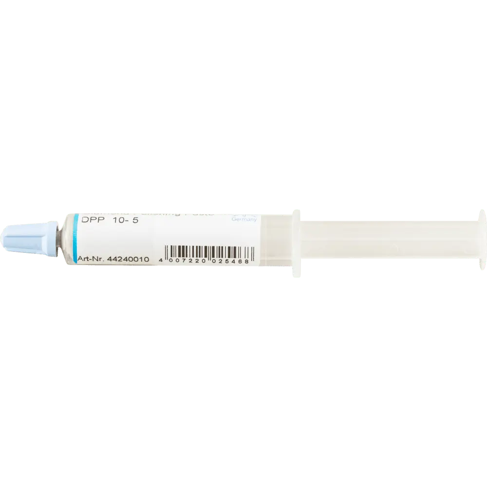 Produktfoto 1 von PFERD TOOLS Diamantpolierpaste DPP Korngröße 10µ mittelfein Spritze mit 5g für hartes Material
