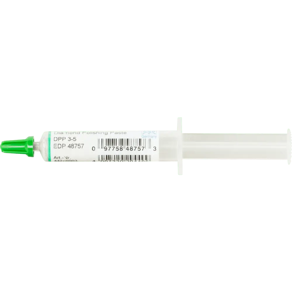 Produktfoto 1 von PFERD TOOLS Diamantpolierpaste DPP Korngröße 3µ sehr fein Spritze mit 5g für hartes Material