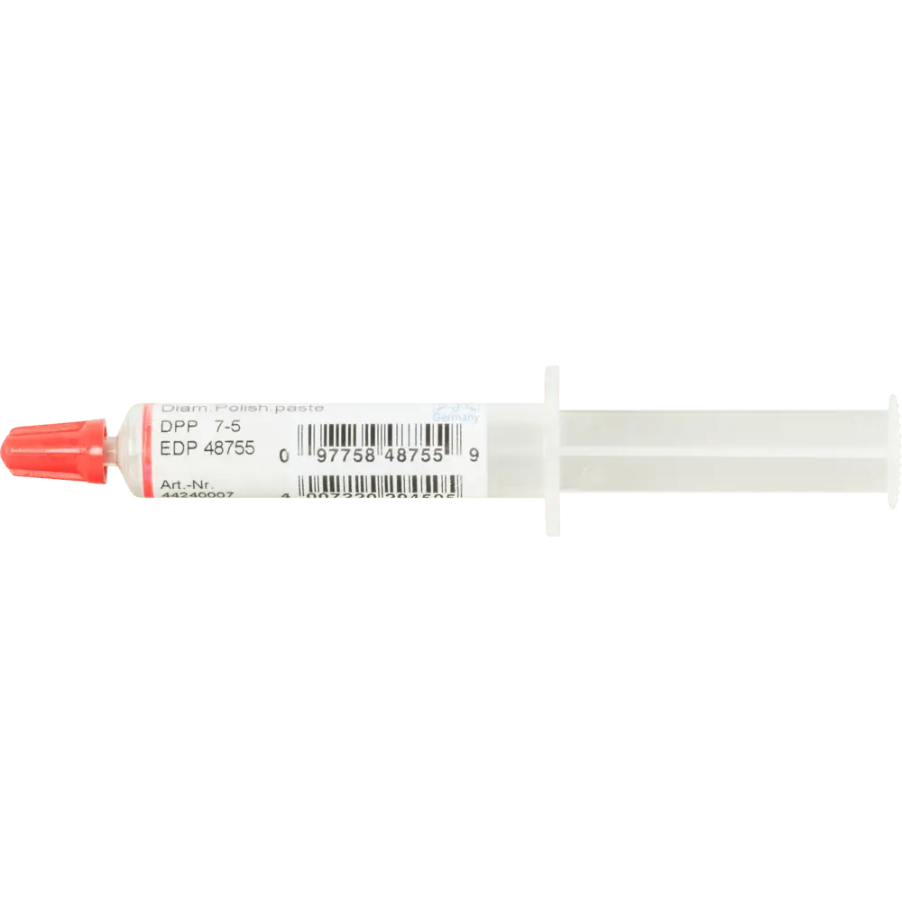 Produktfoto 1 von PFERD TOOLS Diamantpolierpaste DPP Korngröße 7µ fein Spritze mit 5g für hartes Material