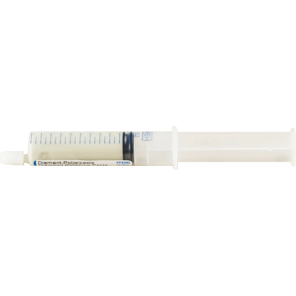 Produktfoto 1 von PFERD TOOLS Diamantpolierpaste DPP DPP ECO Korngröße 15µ mittel Spritze mit 10g für hartes Material