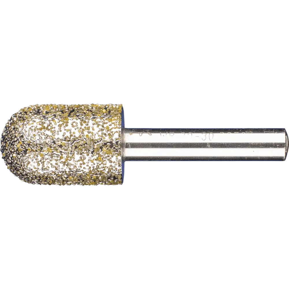 Produktfoto 1 von PFERD TOOLS Diamant-Schleifstift Walzenrund 20x30x8 mm D852 zum Schleifen von Grau-und Sphäroguss