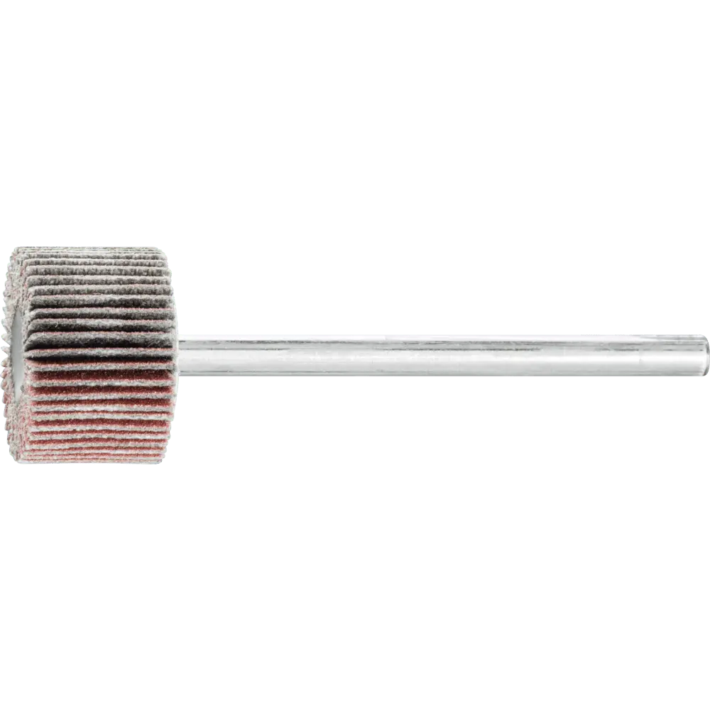 Produktfoto 1 von PFERD TOOLS Korund Fächerschleifer F Ø 15x10mm Schaft-Ø 3 mm A320 für Feinschliff und Finish, 10 Stk.