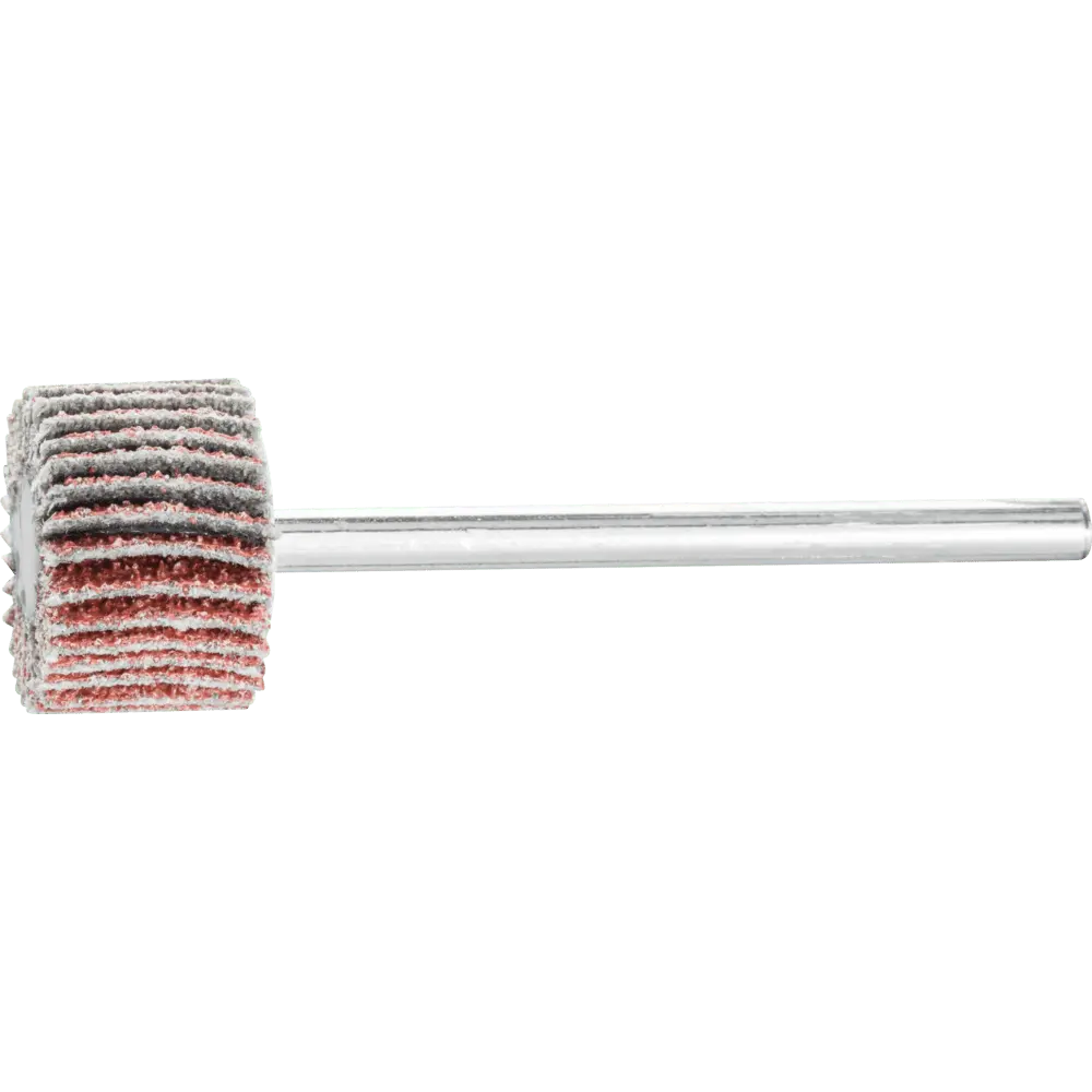 Produktfoto 1 von PFERD TOOLS Korund Fächerschleifer F Ø 15x10mm Schaft-Ø 3 mm A60 für Feinschliff und Finish, 10 Stk.