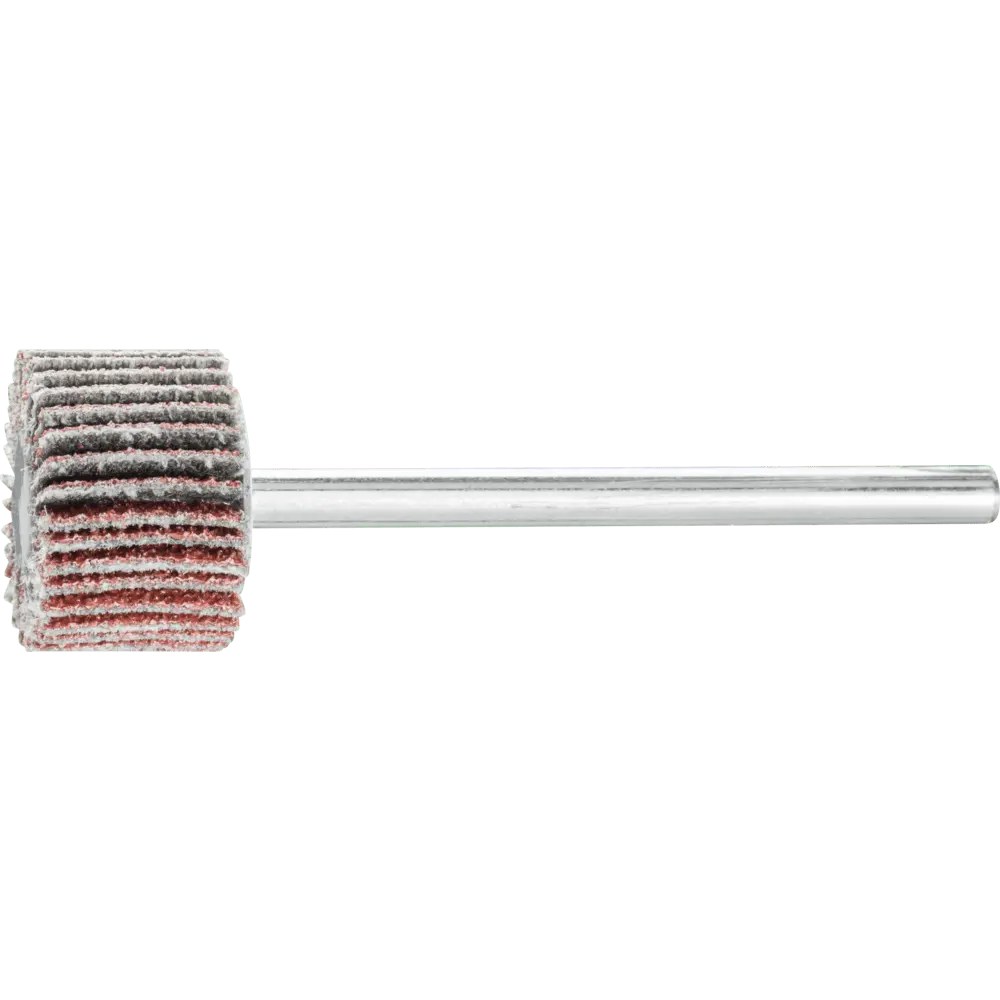 Produktfoto 1 von PFERD TOOLS Korund Fächerschleifer F Ø 15x10mm Schaft-Ø 3 mm A80 für Feinschliff und Finish, 10 Stk.