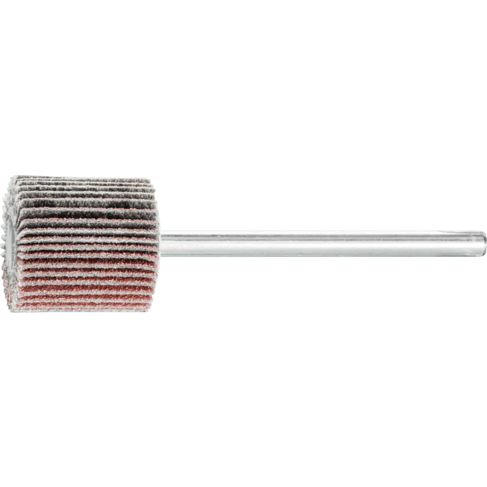 Produktfoto 1 von PFERD TOOLS Korund Fächerschleifer F Ø 15x15 mm Schaft-Ø 3 mm A120 für Feinschliff und Finish, 10 Stk.