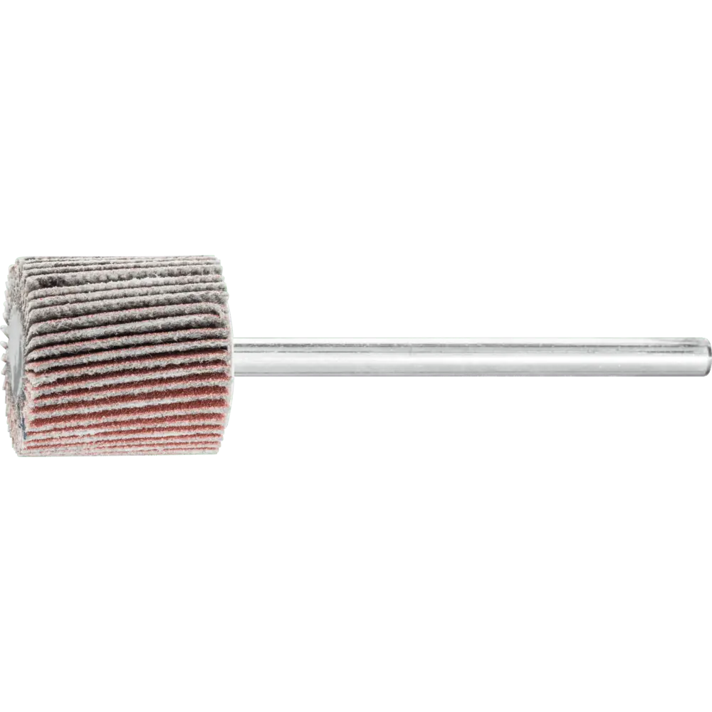Produktfoto 1 von PFERD TOOLS Korund Fächerschleifer F Ø 15x15 mm Schaft-Ø 3 mm A320 für Feinschliff und Finish, 10 Stk.