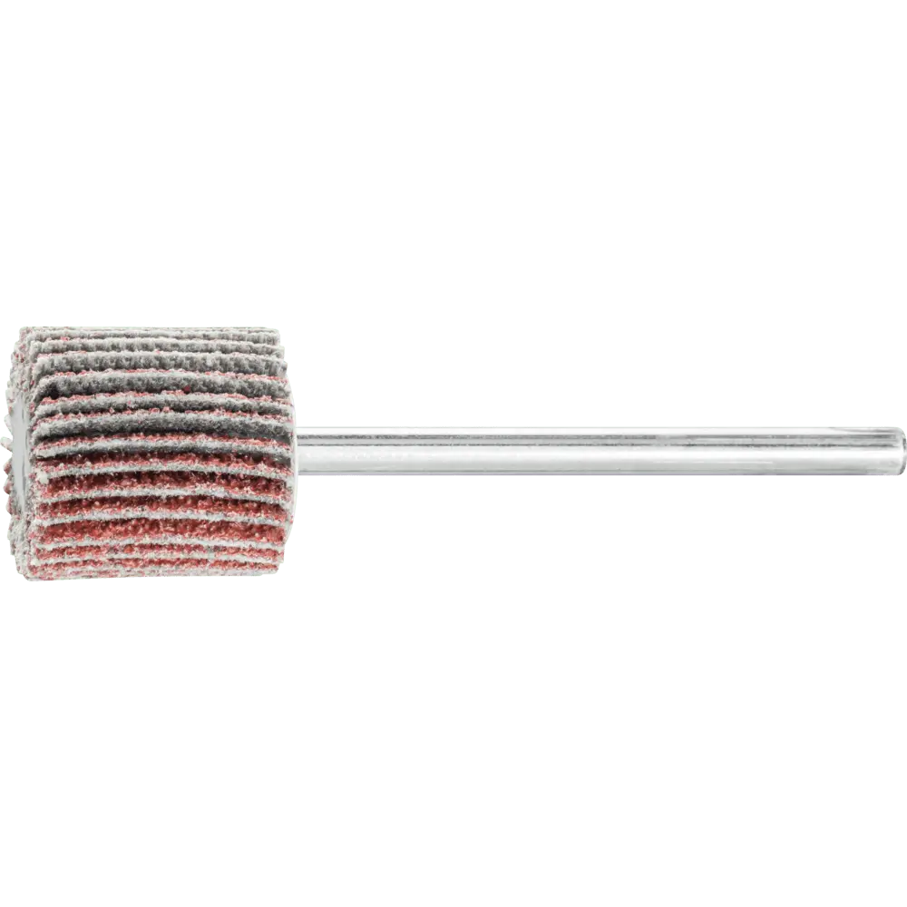 Produktfoto 1 von PFERD TOOLS Korund Fächerschleifer F Ø 15x15 mm Schaft-Ø 3 mm A60 für Feinschliff und Finish, 10 Stk.