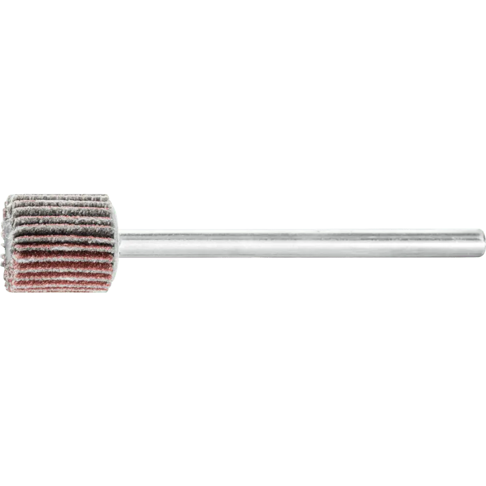 Produktfoto 1 von PFERD TOOLS Korund Fächerschleifer F Ø 10x10mm Schaft-Ø 3 mm A180 für Feinschliff und Finish, 10 Stk.