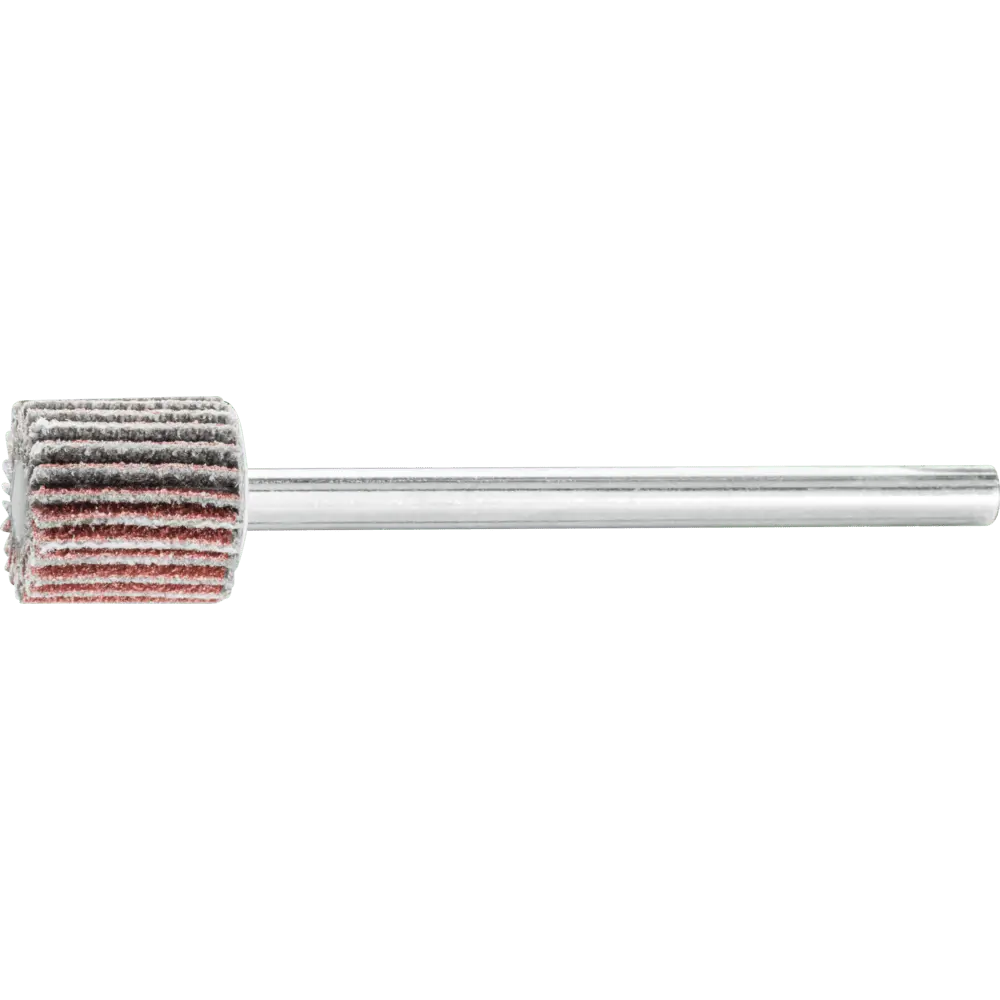 Produktfoto 1 von PFERD TOOLS Korund Fächerschleifer F Ø 10x10mm Schaft-Ø 3 mm A120 für Feinschliff und Finish, 10 Stk.