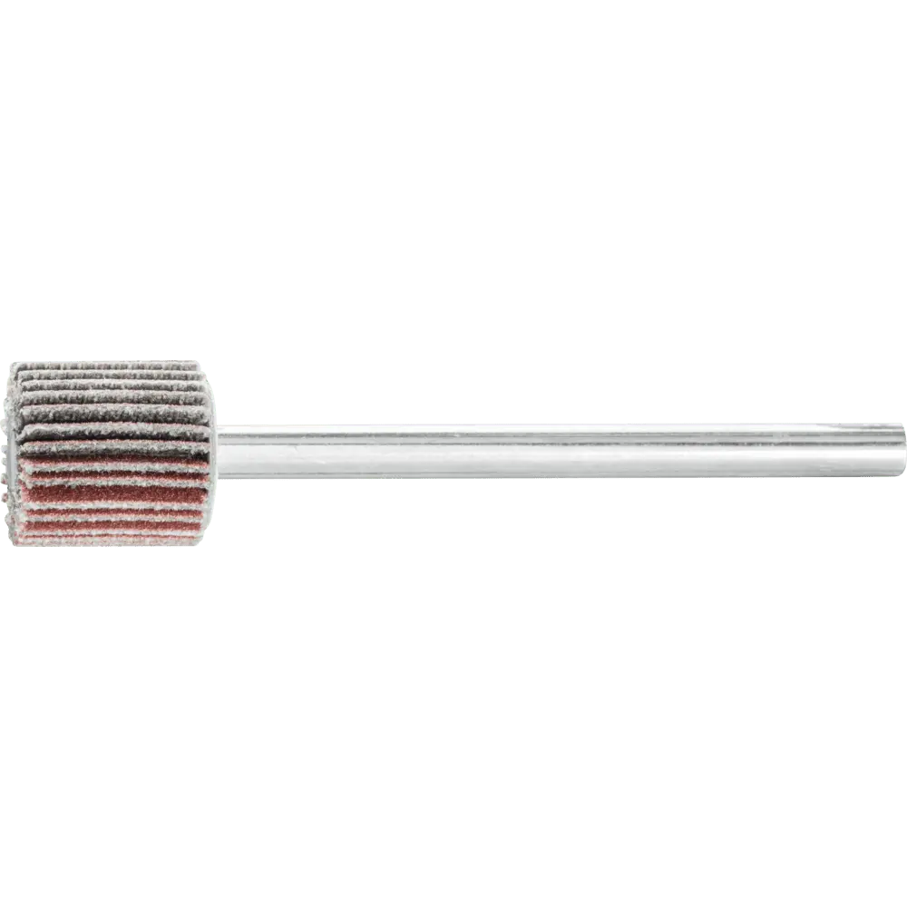 Produktfoto 1 von PFERD TOOLS Korund Fächerschleifer F Ø 10x10mm Schaft-Ø 3 mm A320 für Feinschliff und Finish, 10 Stk.