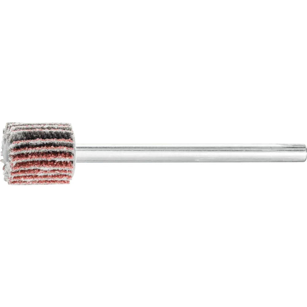 Produktfoto 1 von PFERD TOOLS Korund Fächerschleifer F Ø 10x10mm Schaft-Ø 3 mm A60 für Feinschliff und Finish, 10 Stk.