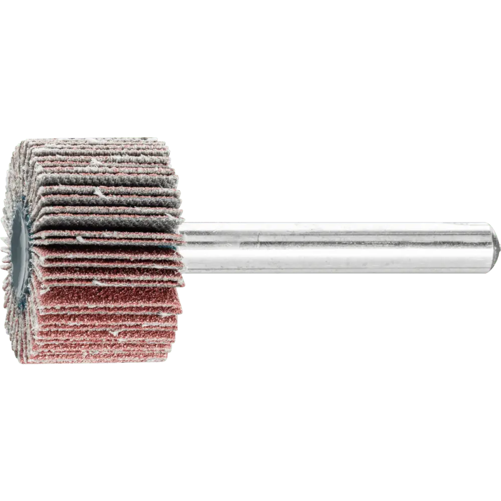 Produktfoto 1 von PFERD TOOLS Korund Fächerschleifer F Ø 25x15 mm Schaft-Ø 6 mm A120 für Feinschliff und Finish, 10 Stk.