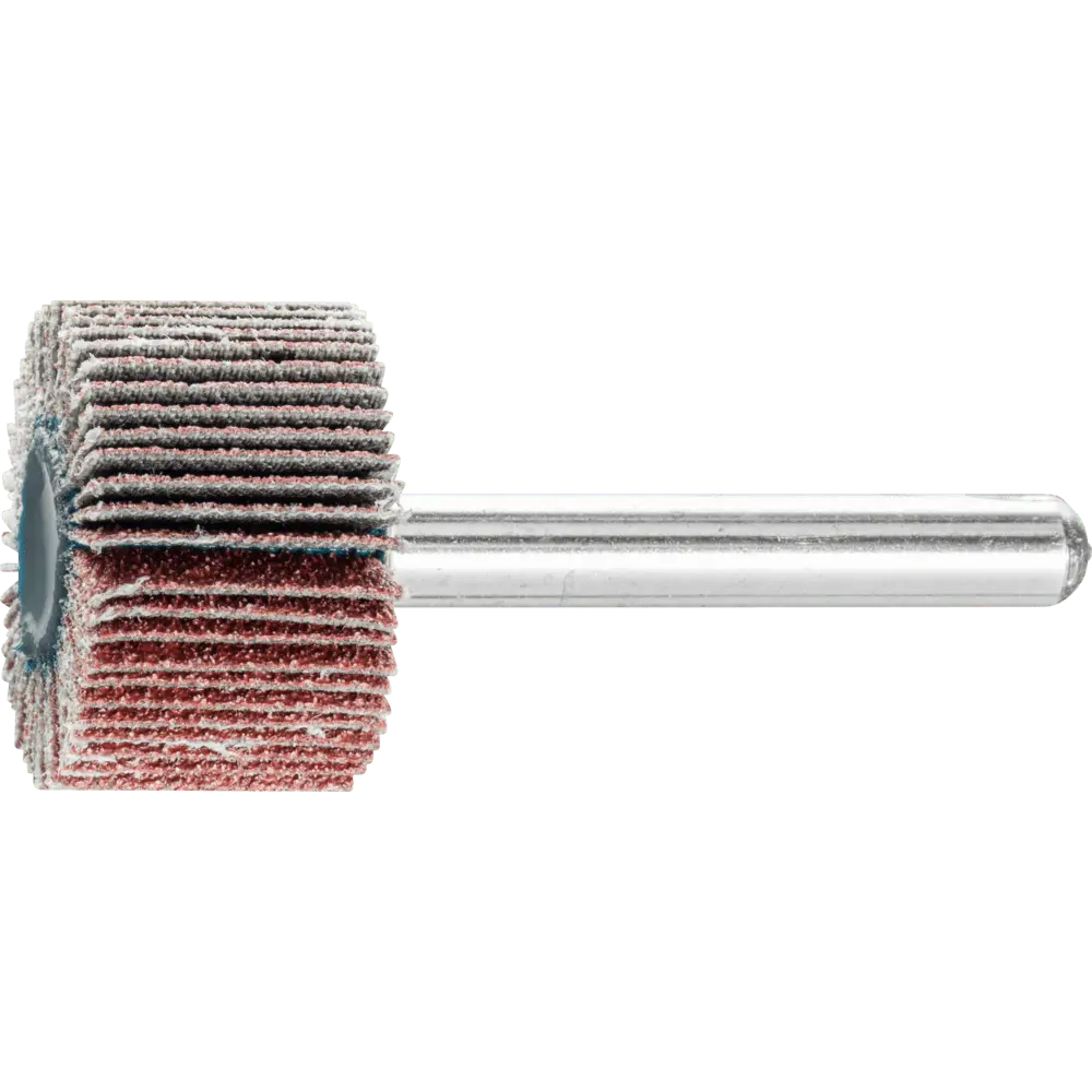 Produktfoto 1 von PFERD TOOLS Korund Fächerschleifer F Ø 25x15 mm Schaft-Ø 6 mm A80 für Feinschliff und Finish, 10 Stk.