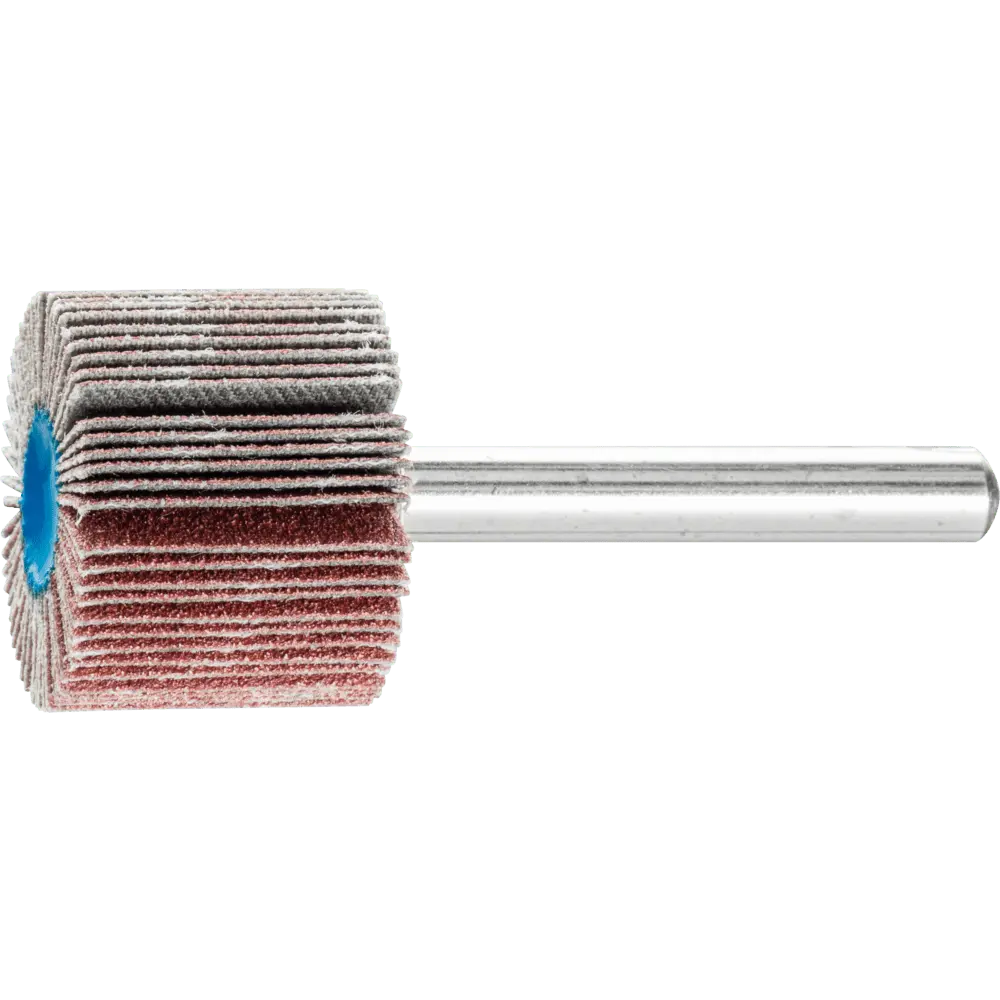 Produktfoto 1 von PFERD TOOLS Korund Fächerschleifer F Ø 25x20mm Schaft-Ø 6 mm A120 für Feinschliff und Finish, 10 Stk.