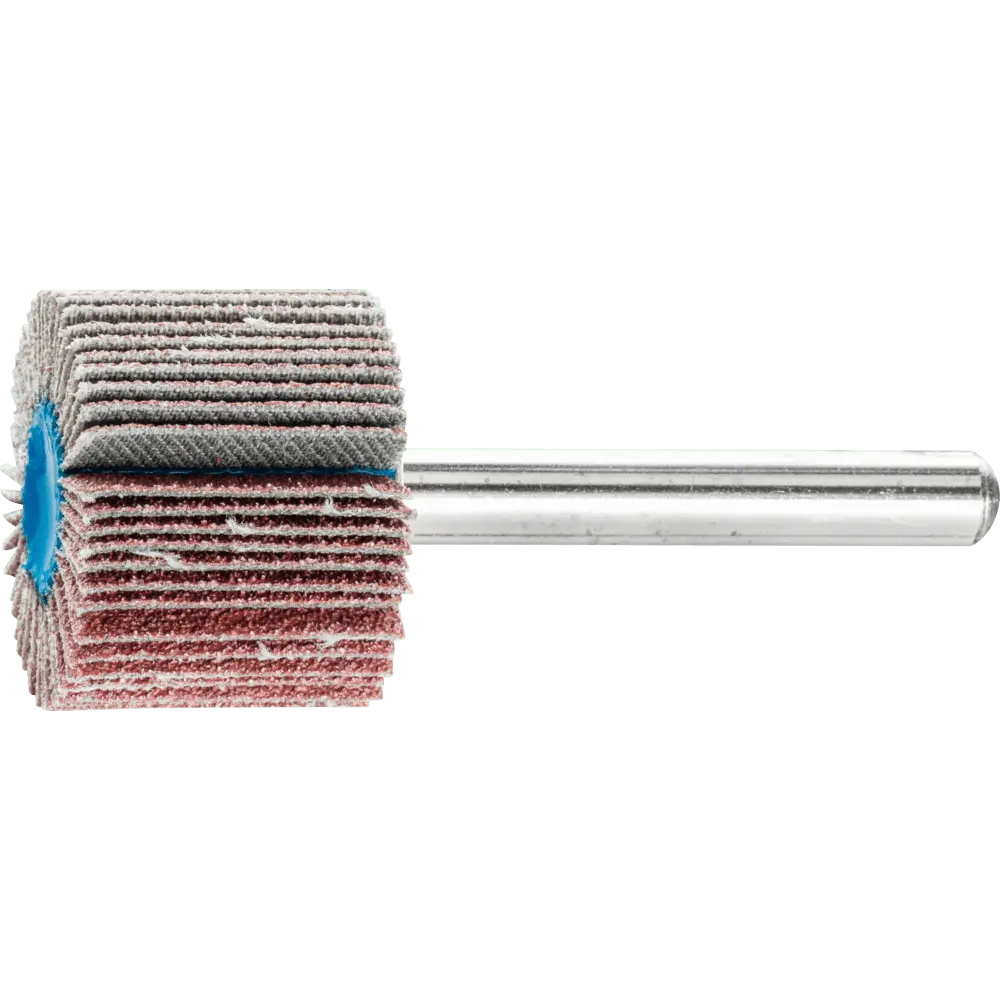 Produktfoto 1 von PFERD TOOLS Korund Fächerschleifer F Ø 25x20mm Schaft-Ø 6 mm A80 für Feinschliff und Finish, 10 Stk.