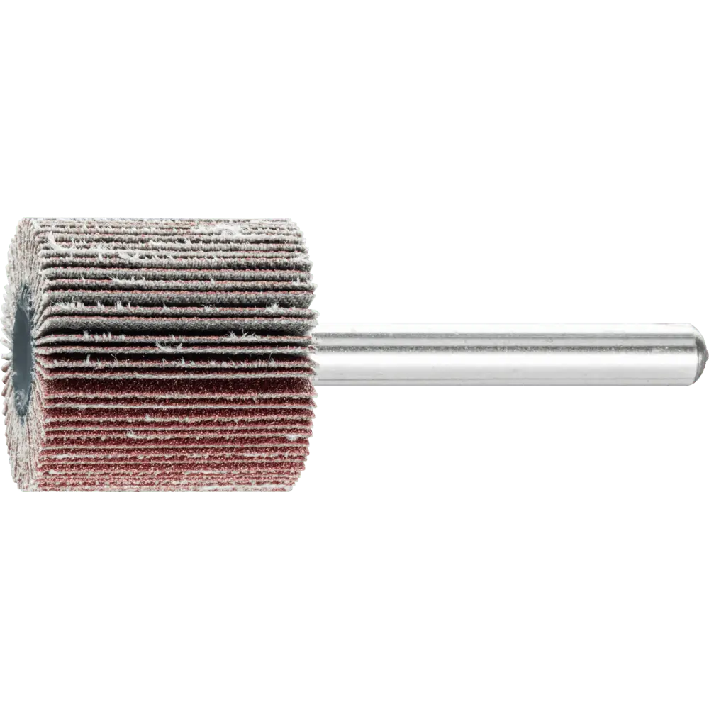 Produktfoto 1 von PFERD TOOLS Korund Fächerschleifer F Ø 25x25 mm Schaft-Ø 6 mm A150 für Feinschliff und Finish, 10 Stk.