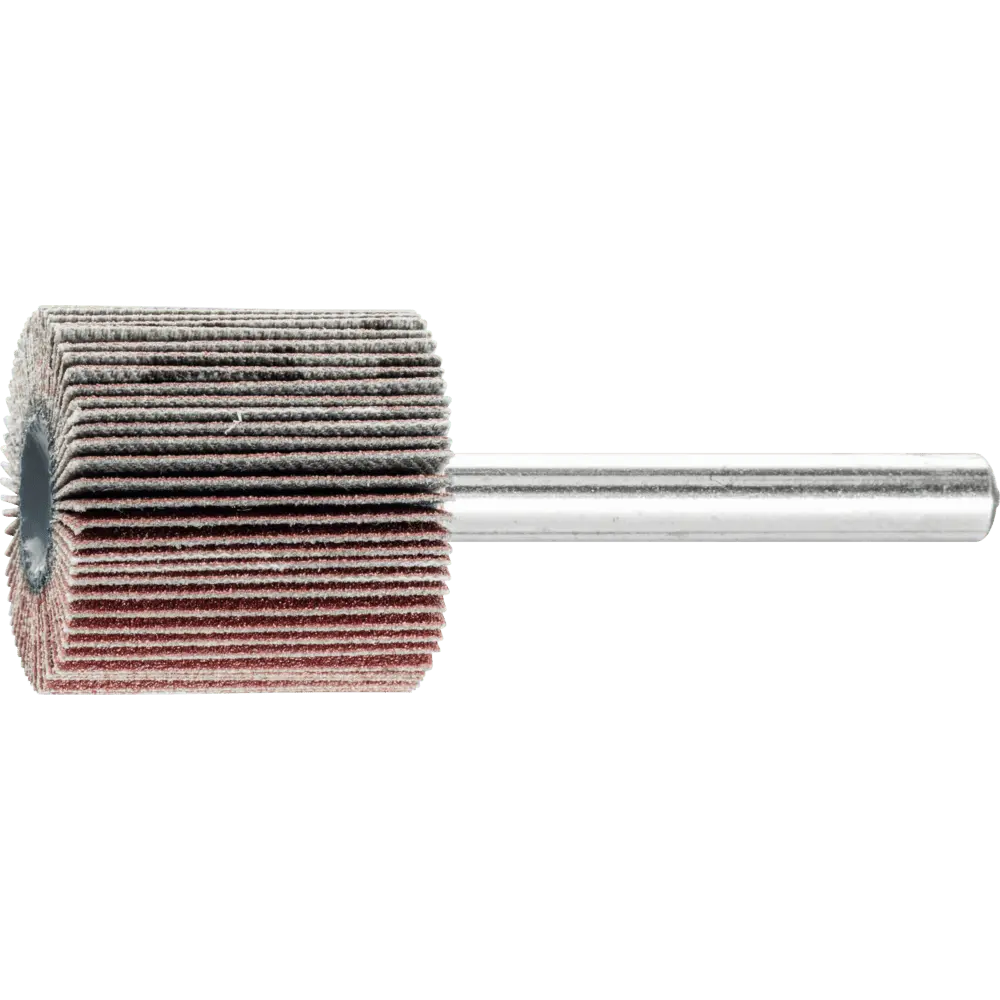 Produktfoto 1 von PFERD TOOLS Korund Fächerschleifer F Ø 25x25 mm Schaft-Ø 6 mm A180 für Feinschliff und Finish, 10 Stk.