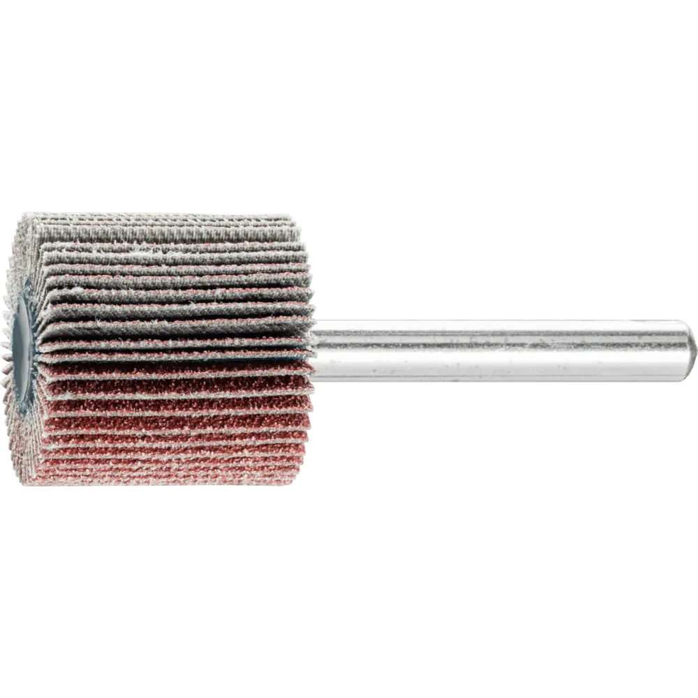 Produktfoto 1 von PFERD TOOLS Korund Fächerschleifer F Ø 25x25 mm Schaft-Ø 6 mm A80 für Feinschliff und Finish, 10 Stk.