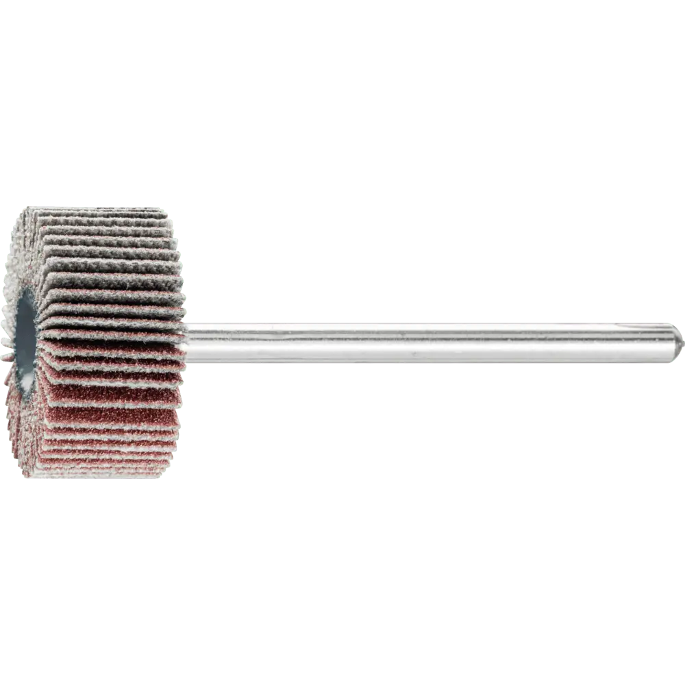 Produktfoto 1 von PFERD TOOLS Korund Fächerschleifer F Ø 20x10mm Schaft-Ø 3 mm A180 für Feinschliff und Finish (2), 2 Stk.