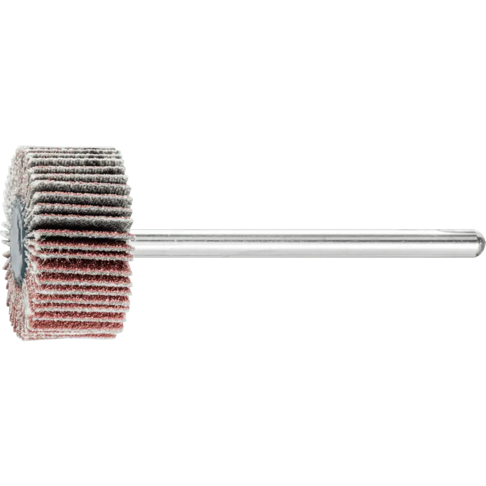 Produktfoto 1 von PFERD TOOLS Korund Fächerschleifer F Ø 20x10mm Schaft-Ø 3 mm A120 für Feinschliff und Finish (2), 2 Stk.