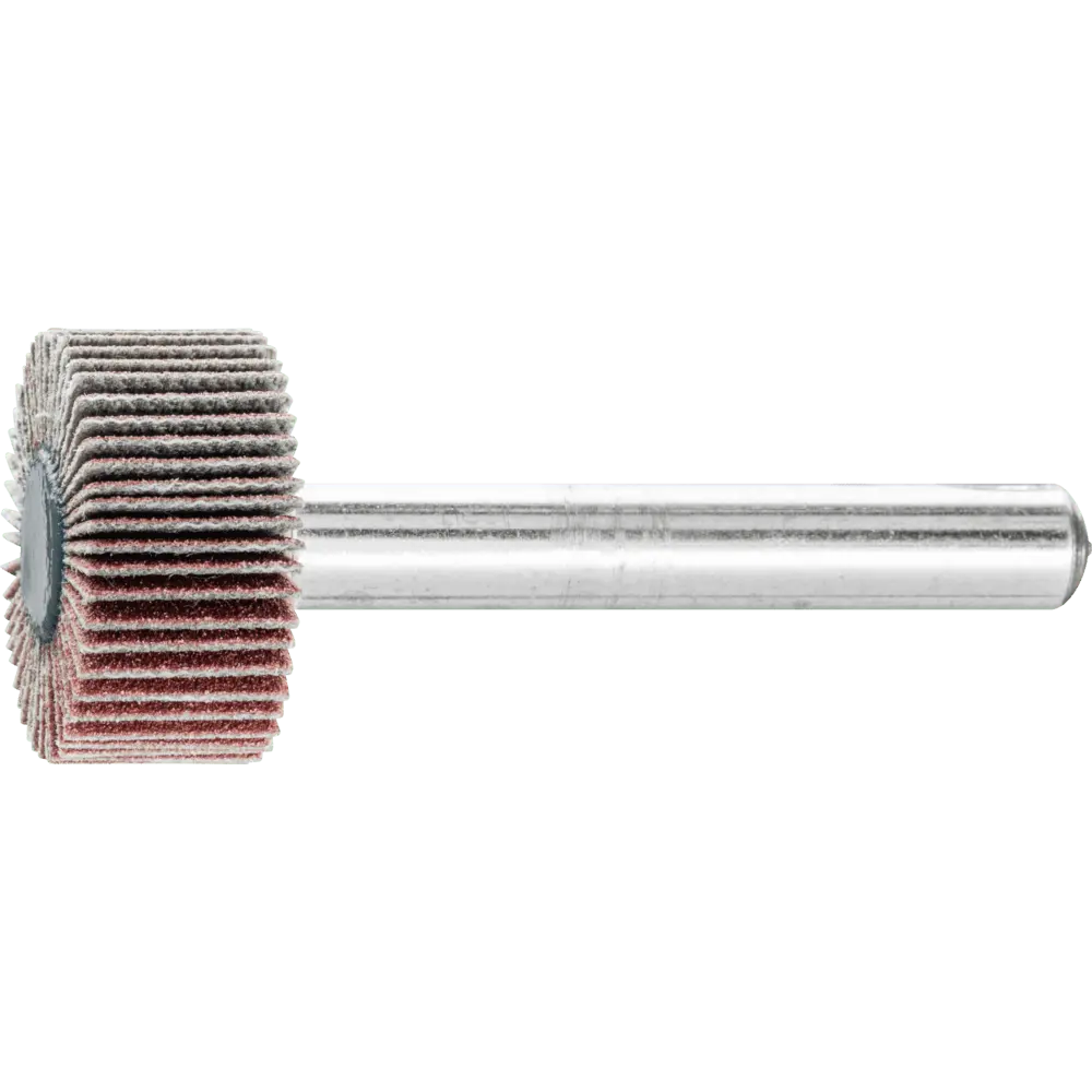 Produktfoto 1 von PFERD TOOLS Korund Fächerschleifer F Ø 20x10mm Schaft-Ø 6 mm A180 für Feinschliff und Finish, 10 Stk.