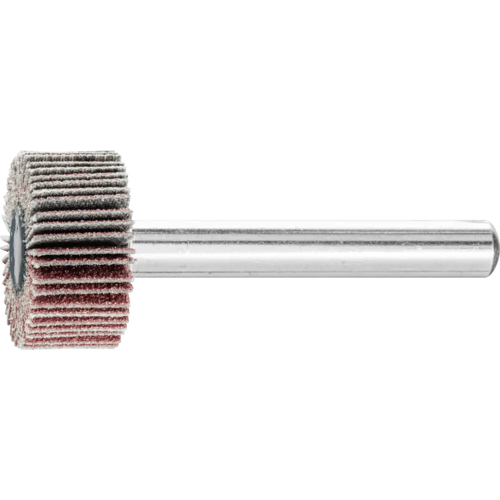 Produktfoto 1 von PFERD TOOLS Korund Fächerschleifer F Ø 20x10mm Schaft-Ø 6 mm A120 für Feinschliff und Finish, 10 Stk.