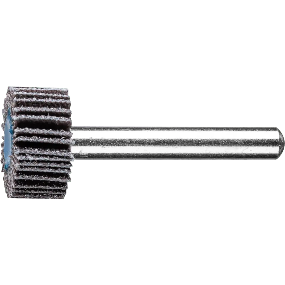 Produktfoto 1 von PFERD TOOLS SIC Fächerschleifer F Ø 20x10mm Schaft-Ø 6 mm SIC60 für harte NE Metalle, 10 Stk.