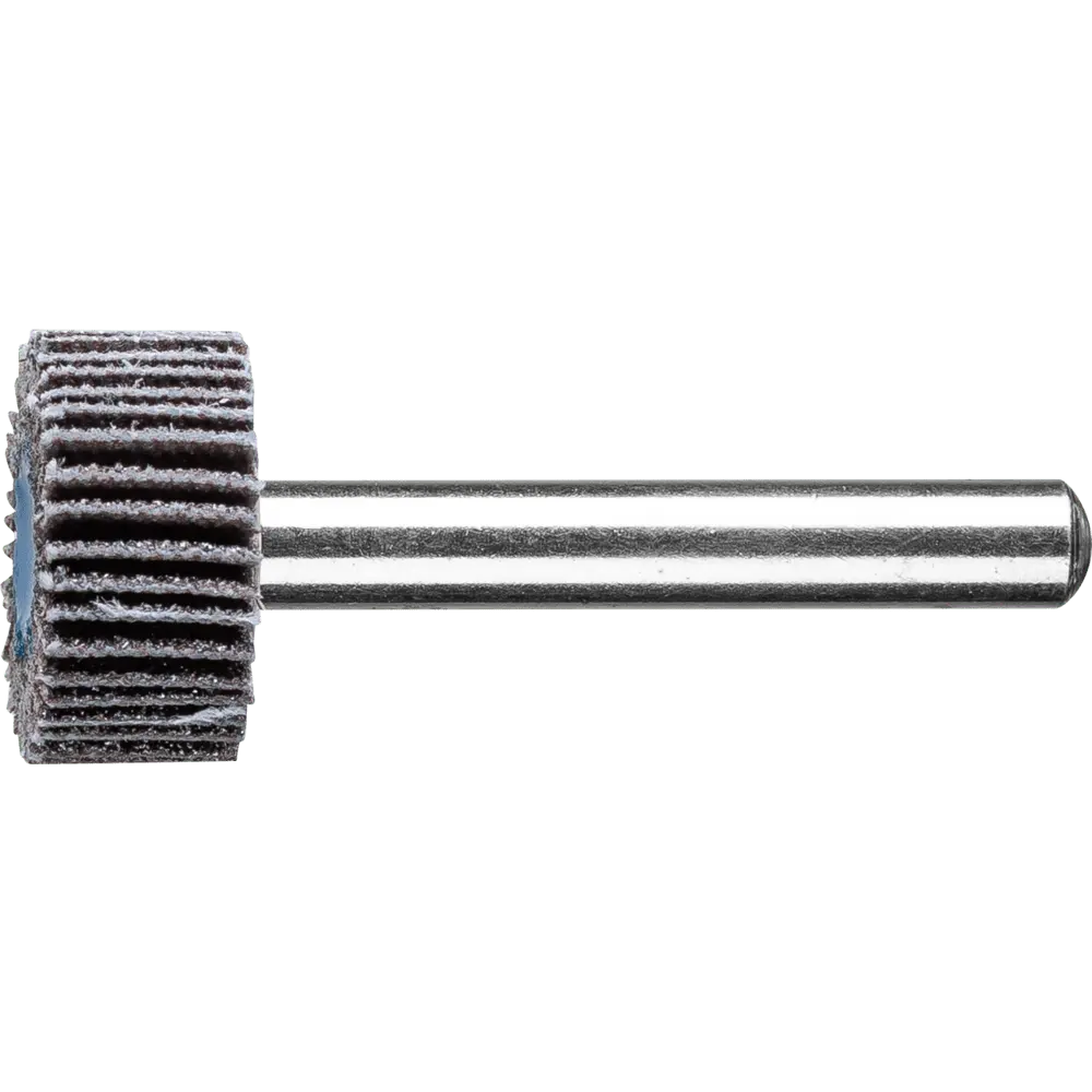 Produktfoto 1 von PFERD TOOLS SIC Fächerschleifer F Ø 20x10mm Schaft-Ø 6 mm SIC80 für harte NE Metalle, 10 Stk.