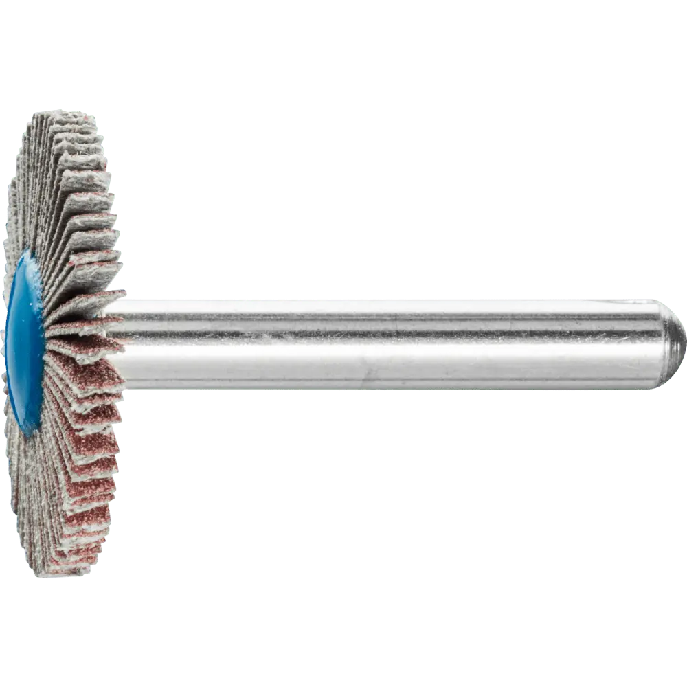 Produktfoto 1 von PFERD TOOLS Korund Fächerschleifer F Ø 30x3 mm Schaft-Ø 6 mm A120 für Feinschliff und Finish, 10 Stk.