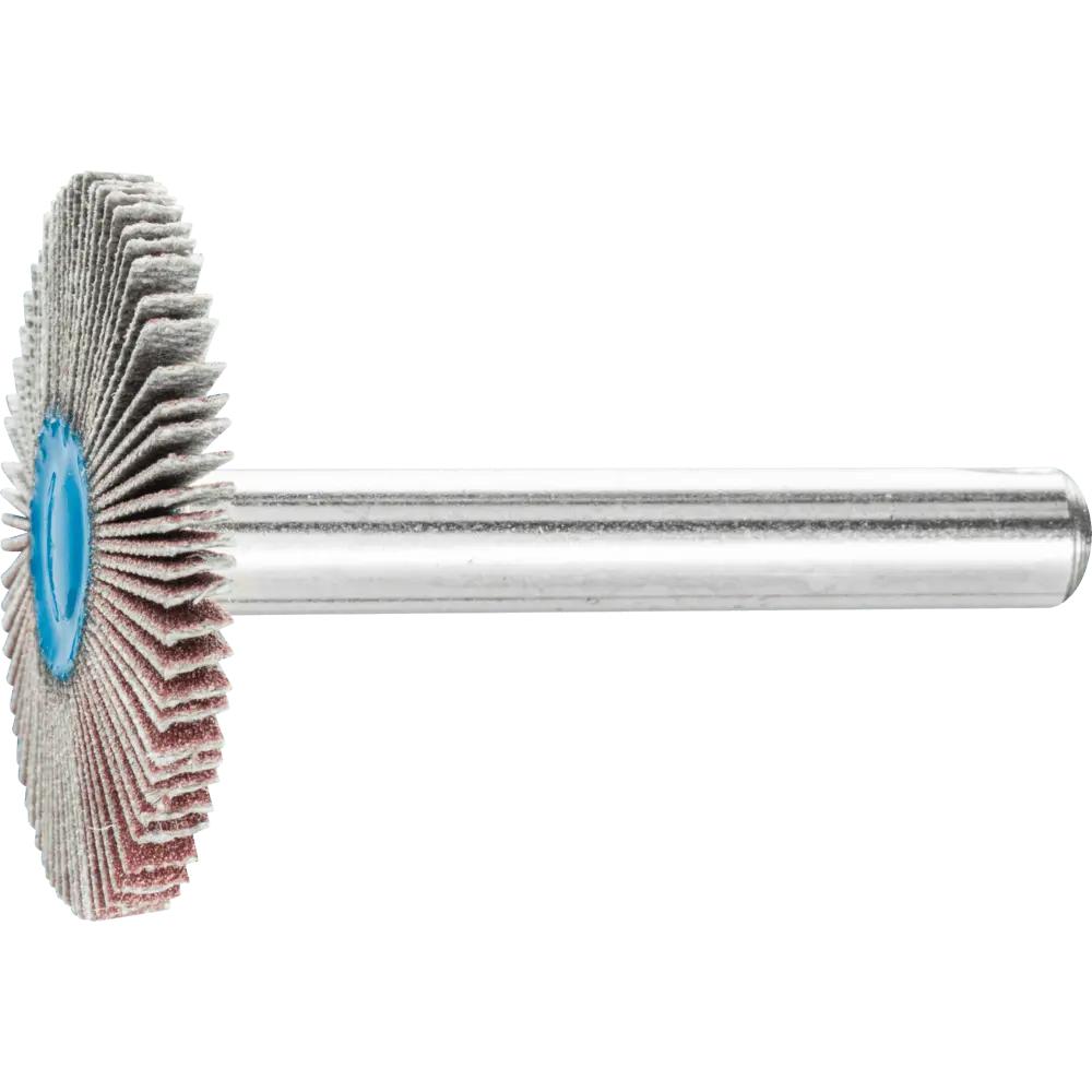 Produktfoto 1 von PFERD TOOLS Korund Fächerschleifer F Ø 30x3 mm Schaft-Ø 6 mm A240 für Feinschliff und Finish, 10 Stk.