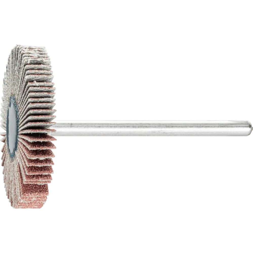 Produktfoto 1 von PFERD TOOLS Korund Fächerschleifer F Ø 30x5 mm Schaft-Ø 3 mm A180 für Feinschliff und Finish, 10 Stk.