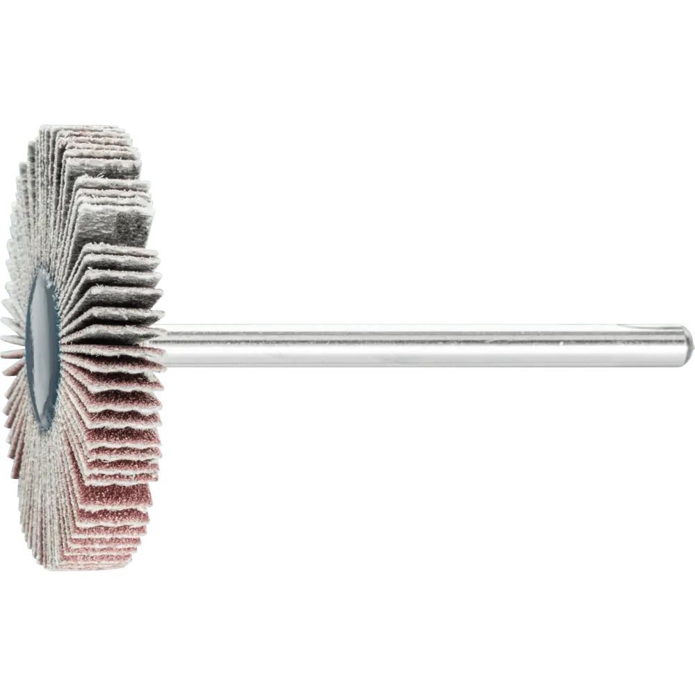 Produktfoto 1 von PFERD TOOLS Korund Fächerschleifer F Ø 30x5 mm Schaft-Ø 3 mm A240 für Feinschliff und Finish, 10 Stk.