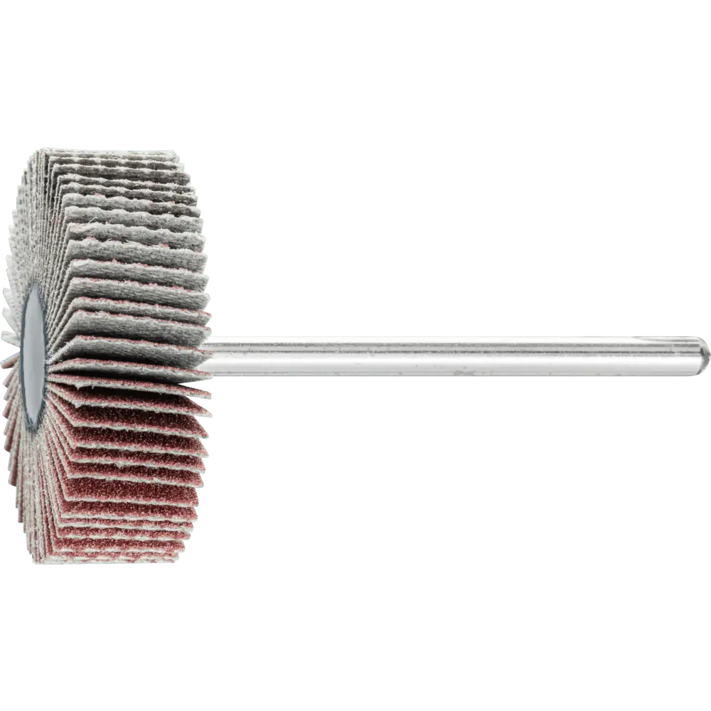 Produktfoto 1 von PFERD TOOLS Korund Fächerschleifer F Ø 30x10mm Schaft-Ø 3 mm A180 für Feinschliff und Finish, 10 Stk.