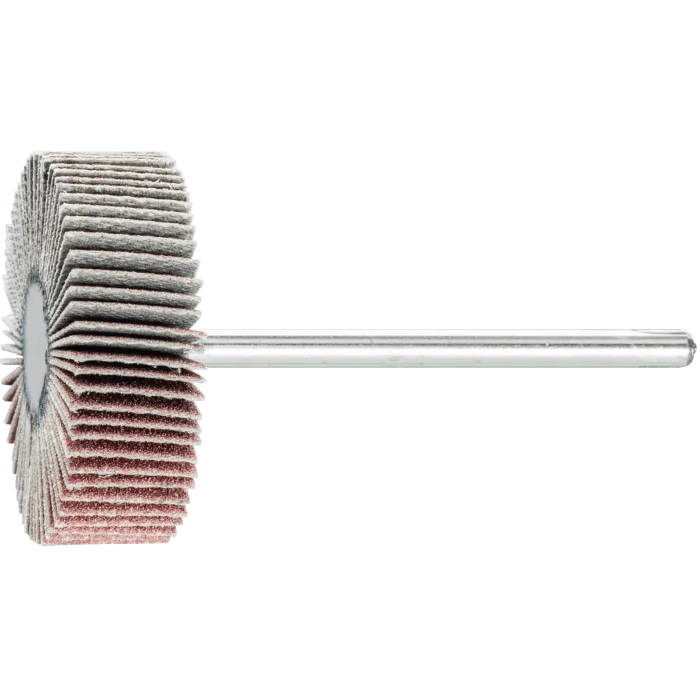 Produktfoto 1 von PFERD TOOLS Korund Fächerschleifer F Ø 30x10mm Schaft-Ø 3 mm A240 für Feinschliff und Finish, 10 Stk.