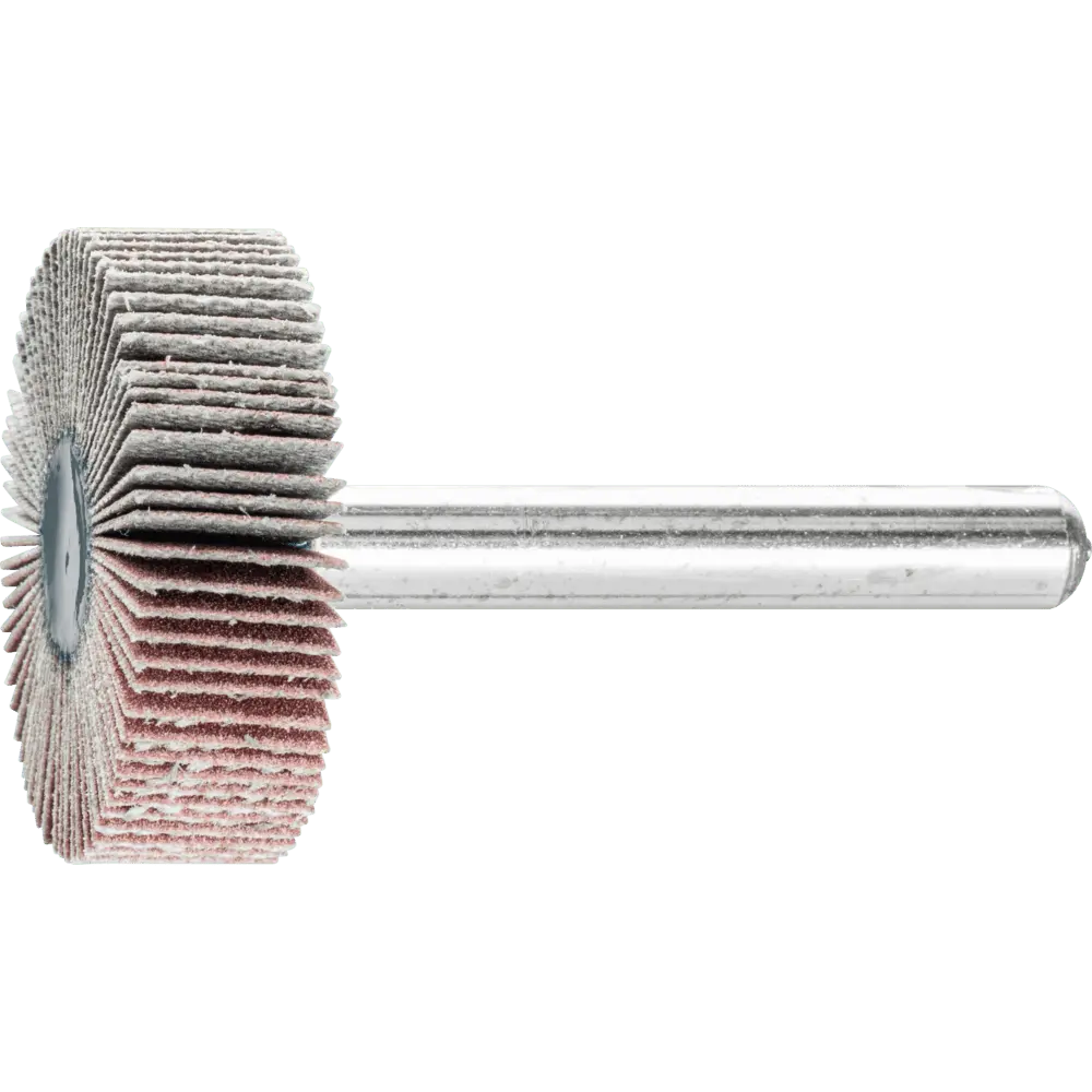 Produktfoto 1 von PFERD TOOLS Korund Fächerschleifer F Ø 30x10mm Schaft-Ø 6 mm A320 für Feinschliff und Finish, 10 Stk.
