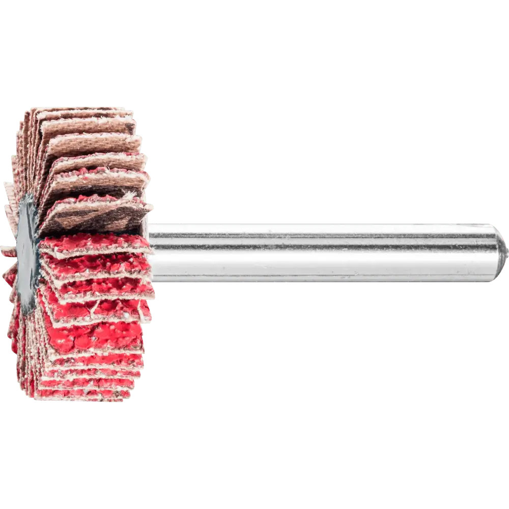 Produktfoto 1 von PFERD TOOLS Keramikkorn Fächerschleifer F Ø 30x10mm Schaft-Ø 6 mm CO-COOL40 hoher Abtrag auf Edelstahl, 10 Stk.