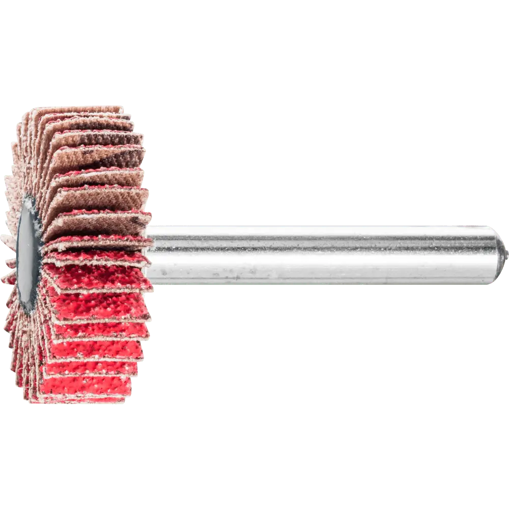 Produktfoto 1 von PFERD TOOLS Keramikkorn Fächerschleifer F Ø 30x10mm Schaft-Ø 6 mm CO-COOL60 hoher Abtrag auf Edelstahl, 10 Stk.