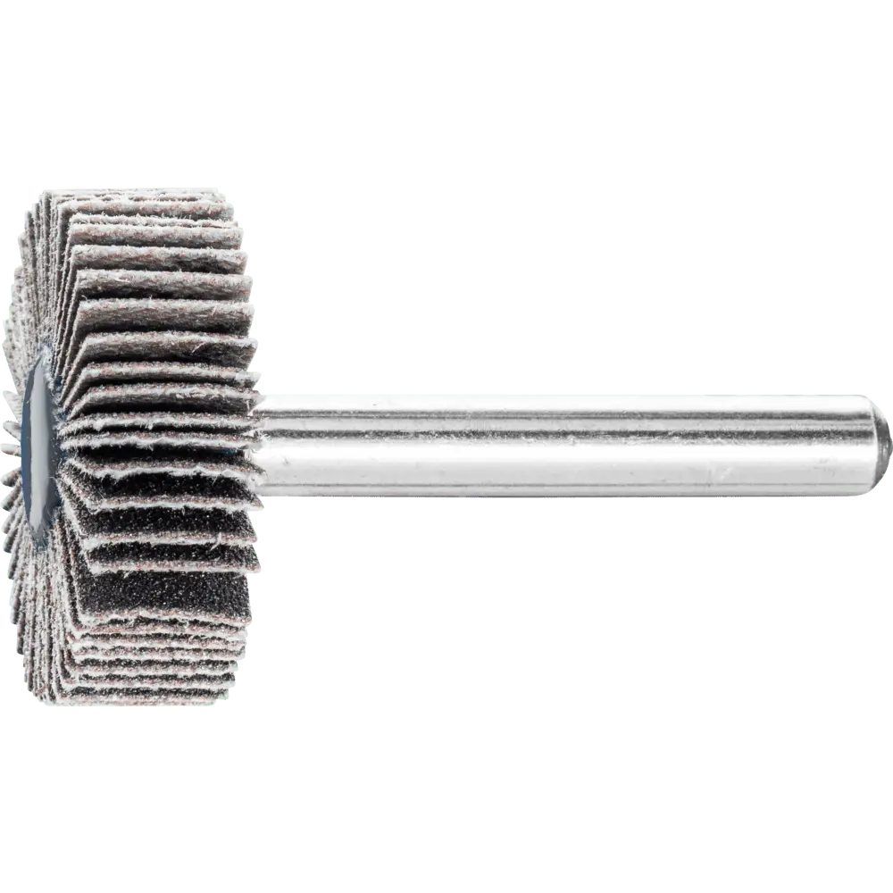 Produktfoto 1 von PFERD TOOLS SIC Fächerschleifer F Ø 30x10mm Schaft-Ø 6 mm SIC150 für harte NE Metalle, 10 Stk.