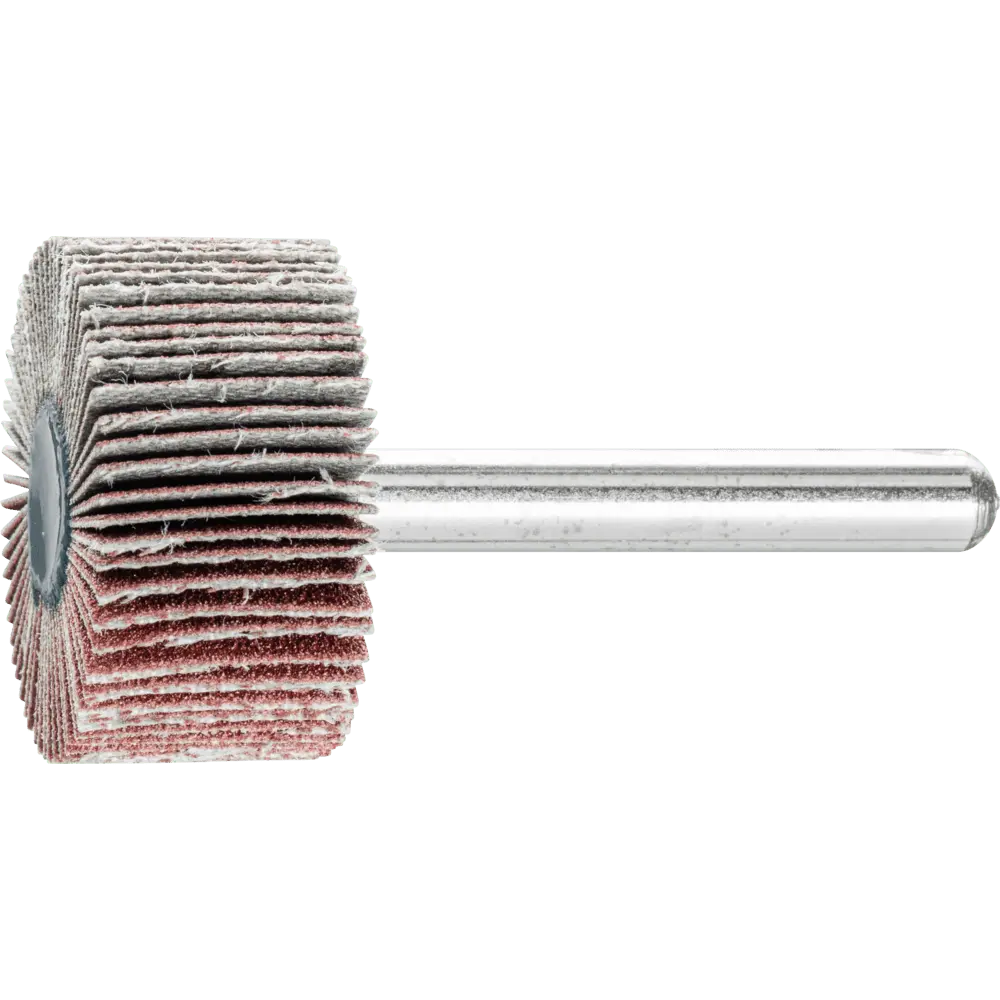Produktfoto 1 von PFERD TOOLS Korund Fächerschleifer F Ø 30x15 mm Schaft-Ø 6 mm A150 für Feinschliff und Finish, 10 Stk.