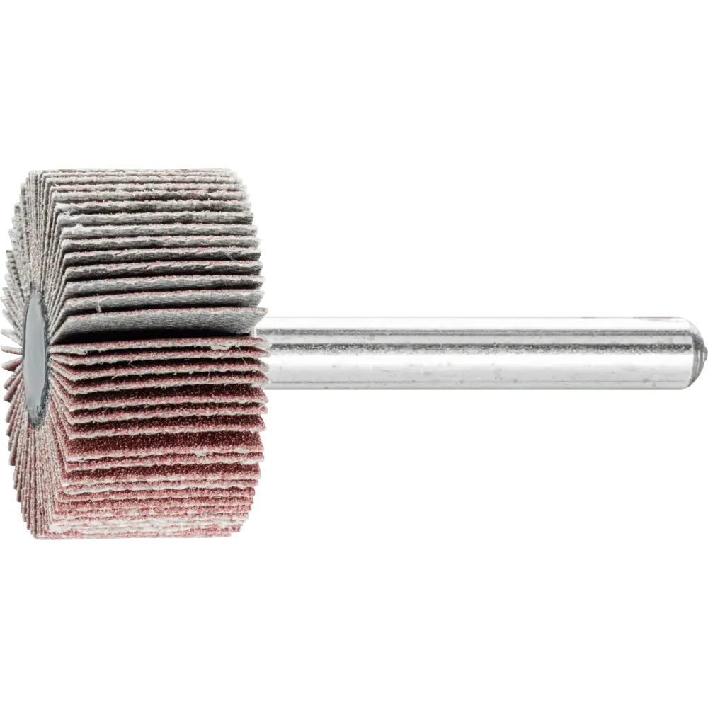 Produktfoto 1 von PFERD TOOLS Korund Fächerschleifer F Ø 30x15 mm Schaft-Ø 6 mm A180 für Feinschliff und Finish, 10 Stk.