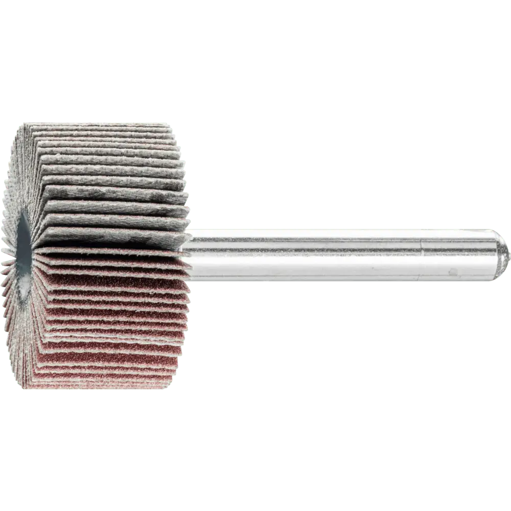 Produktfoto 1 von PFERD TOOLS Korund Fächerschleifer F Ø 30x15 mm Schaft-Ø 6 mm A240 für Feinschliff und Finish, 10 Stk.