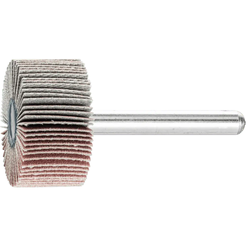 Produktfoto 1 von PFERD TOOLS Korund Fächerschleifer F Ø 30x15 mm Schaft-Ø 6 mm A320 für Feinschliff und Finish, 10 Stk.