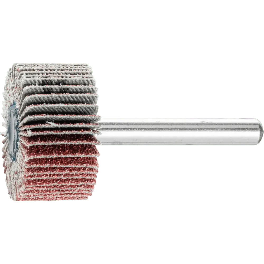 Produktfoto 1 von PFERD TOOLS Korund Fächerschleifer F Ø 30x15 mm Schaft-Ø 6 mm A60 für Feinschliff und Finish, 10 Stk.
