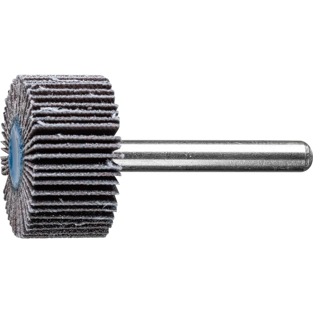 Produktfoto 1 von PFERD TOOLS SIC Fächerschleifer F Ø 30x15 mm Schaft-Ø 6 mm SIC120 für harte NE Metalle, 10 Stk.