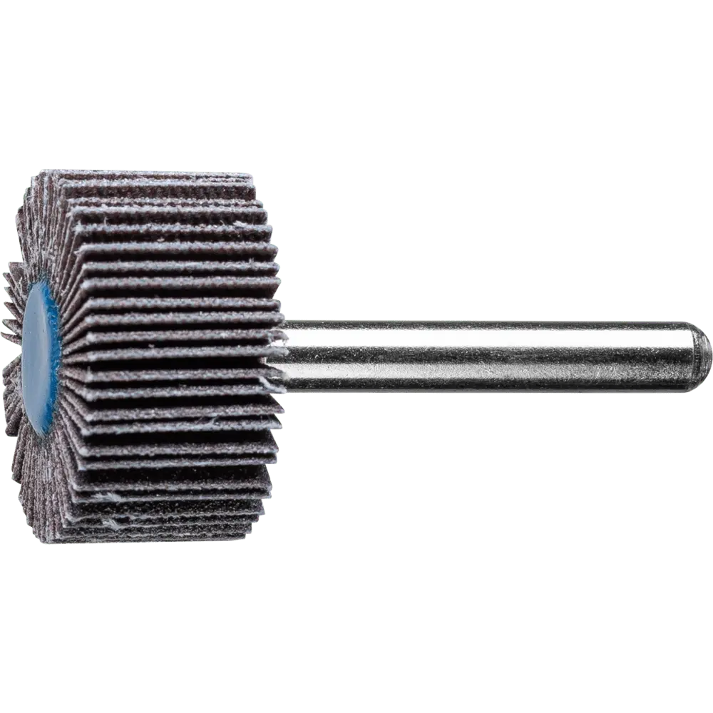 Produktfoto 1 von PFERD TOOLS SIC Fächerschleifer F Ø 30x15 mm Schaft-Ø 6 mm SIC150 für harte NE Metalle, 10 Stk.