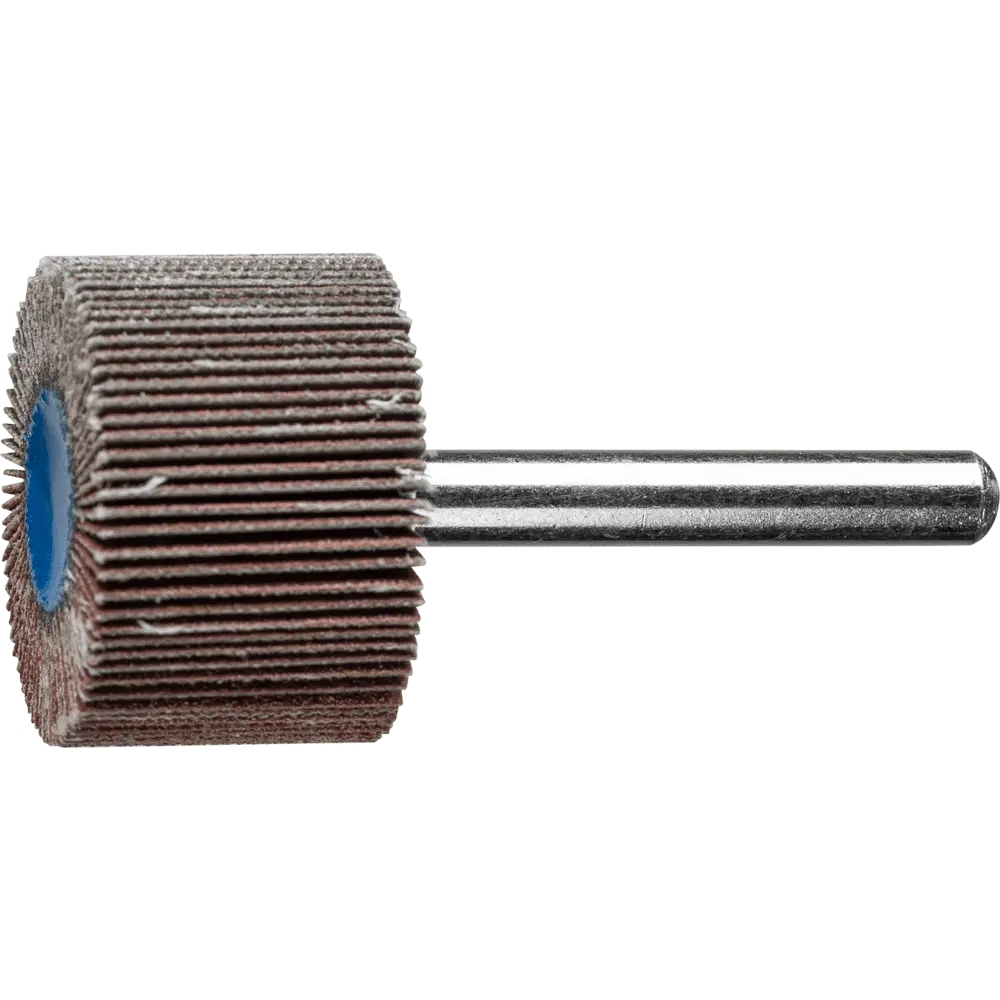 Produktfoto 1 von PFERD TOOLS Korund Fächerschleifer F Ø 30x20mm Schaft-Ø 6 mm A150 für Feinschliff und Finish, 10 Stk.