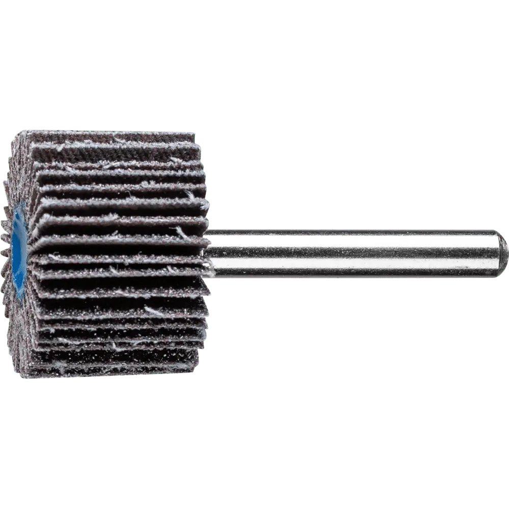 Produktfoto 1 von PFERD TOOLS SIC Fächerschleifer F Ø 30x20mm Schaft-Ø 6 mm SIC60 für harte NE Metalle, 10 Stk.