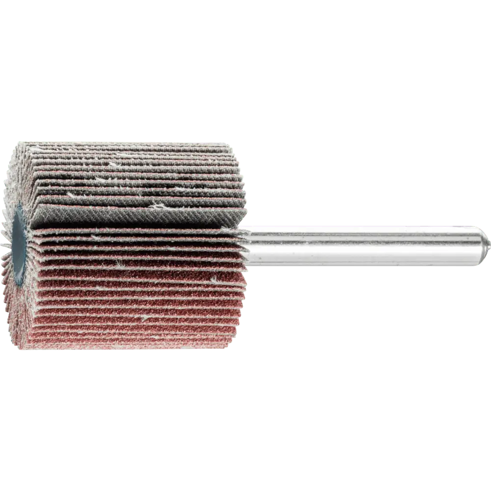 Produktfoto 1 von PFERD TOOLS Korund Fächerschleifer F Ø 30x30mm Schaft-Ø 6 mm A120 für Feinschliff und Finish, 10 Stk.