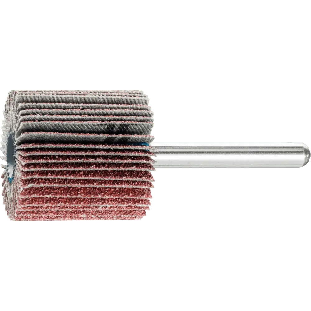 Produktfoto 1 von PFERD TOOLS Korund Fächerschleifer F Ø 30x30mm Schaft-Ø 6 mm A60 für Feinschliff und Finish, 10 Stk.